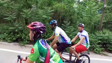 Görmeden Uludağ’a pedalladılar