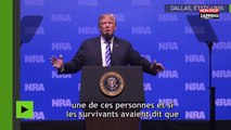 Donald Trump mime les attaques au Bataclan pour défendre le port d’armes (Vidéo)