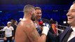 POST FIGHT: Tony Bellew and David Haye both spoke in the ring after it was repeat for The Bomber.