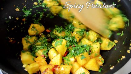 Chef Ahmad AllCooking-Spicy Lebanese potatoes البطاطا الحرة اللبنانية على الاصول