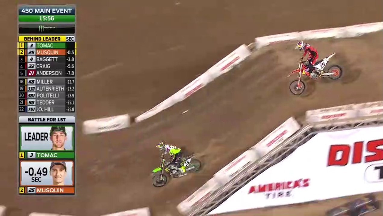 Las Vegas SX 450 Main Event AMA Supercross 2018 Round 17