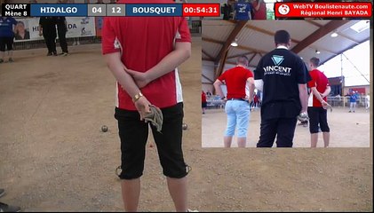 Pétanque - Fin du Quart de finale du Régional Henri BAYADA 2018 à Bron