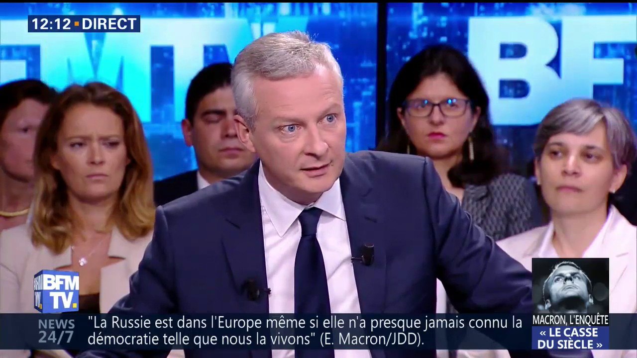 "Ses propos sont choquants (…) Il aurait pu s’abstenir." Bruno Le Maire réagit aux propos de Donald Trump sur le Bataclan