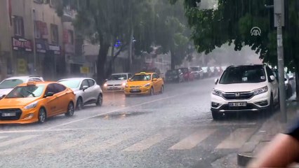Başkent'te kuvvetli yağış - ANKARA