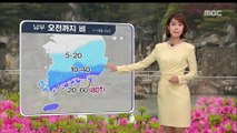 [날씨] 남부 오전까지 많은 비, 중부 다시 낮 더위 기온↑