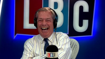Nigel Farage Burts Into Laughter At Caller Who Says He Has Bad Luck