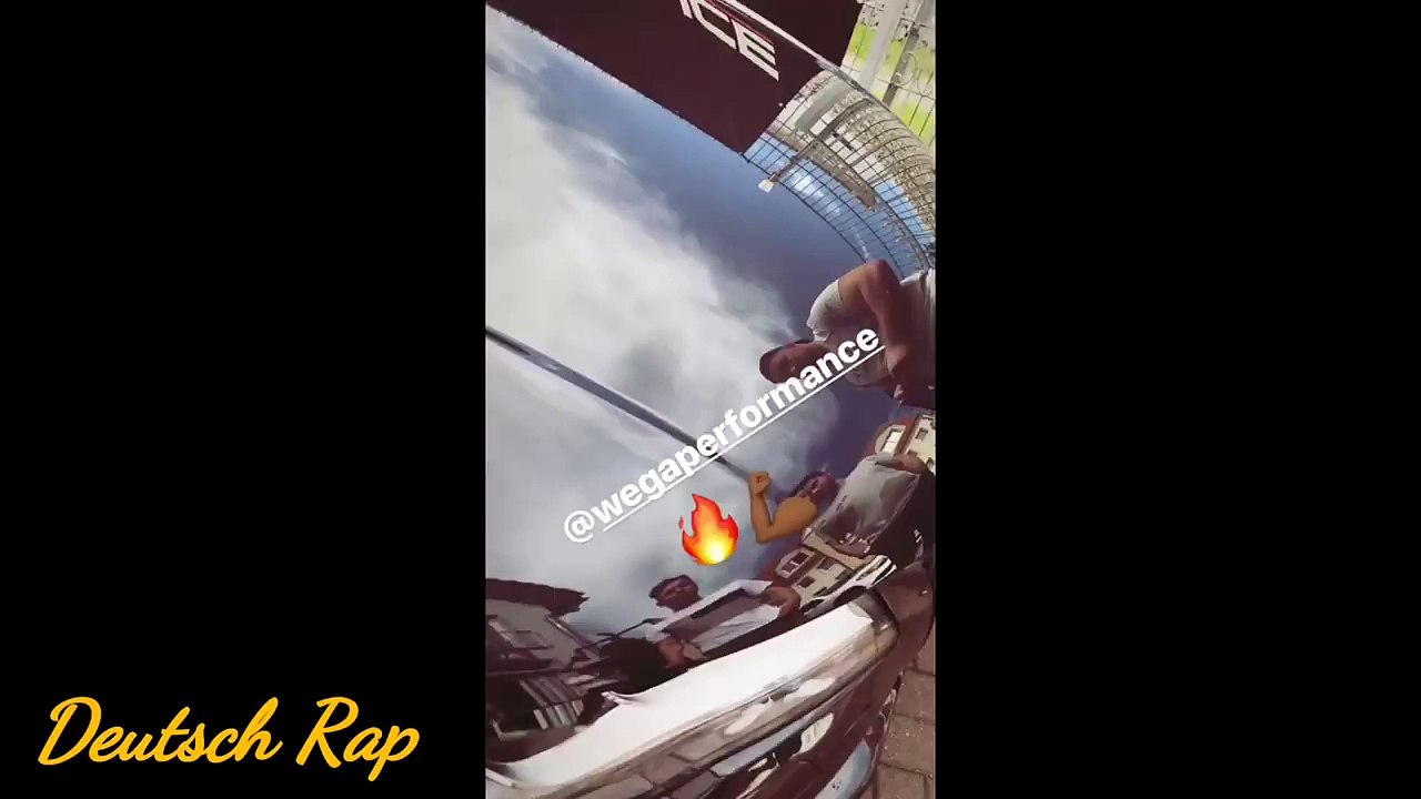 Capital Bra's Audi im Gucci Muster foliert