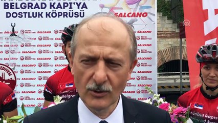 Belgrad'dan İstanbul'a dostluk için pedal çevirdiler - İSTANBUL