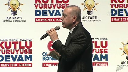 Cumhurbaşkanı Erdoğan: 'AK Parti'nin hamurunu milletimiz yoğurdu, siz yoğurdunuz, rotasını milletimiz çizdi' - İSTANBUL