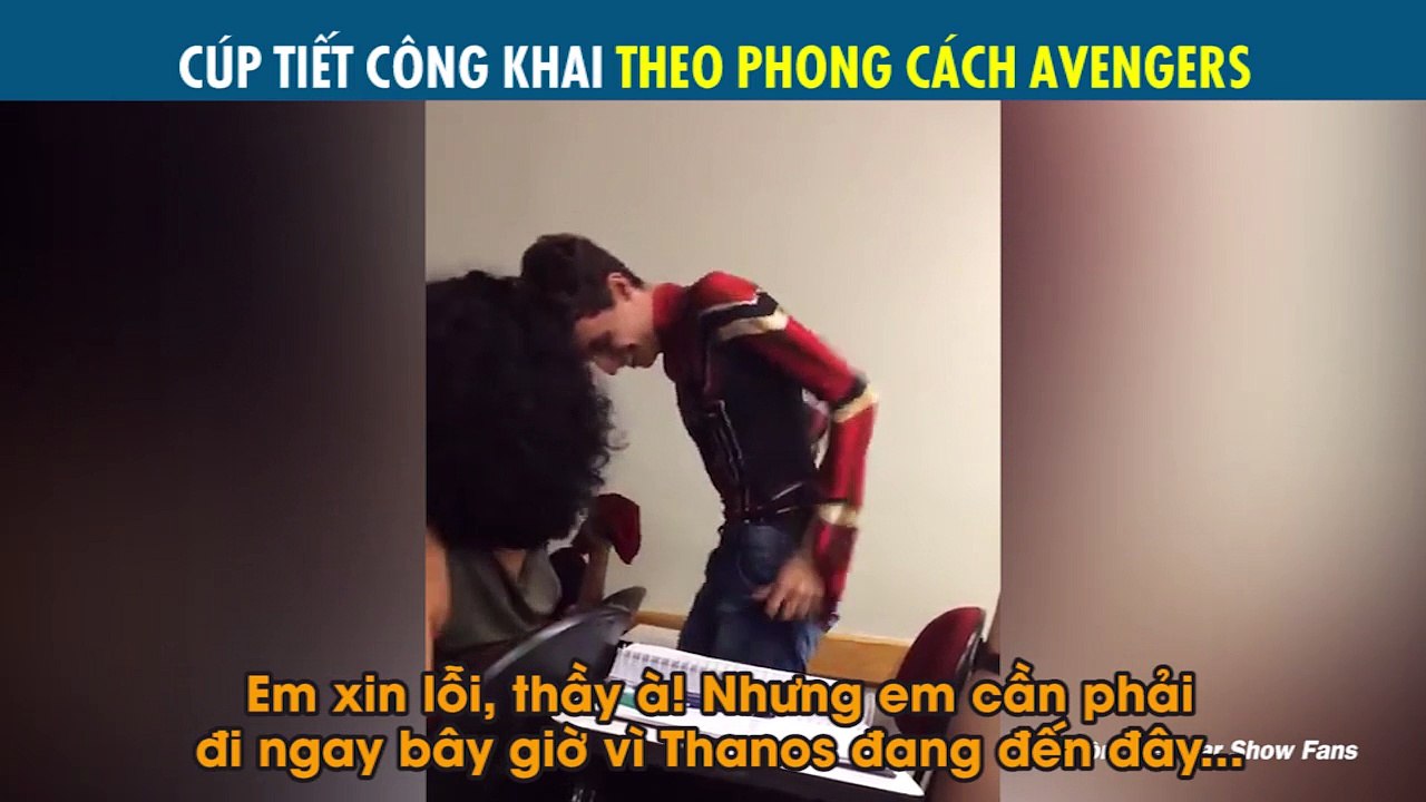 "Quỳ" với độ lầy của fan nước ngoài: Cosplay Spiderman xin cúp học công khai để đi đánh Thanos