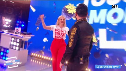 Quand Kelly Vedovelli attrape Cyril Hanouna pour danser