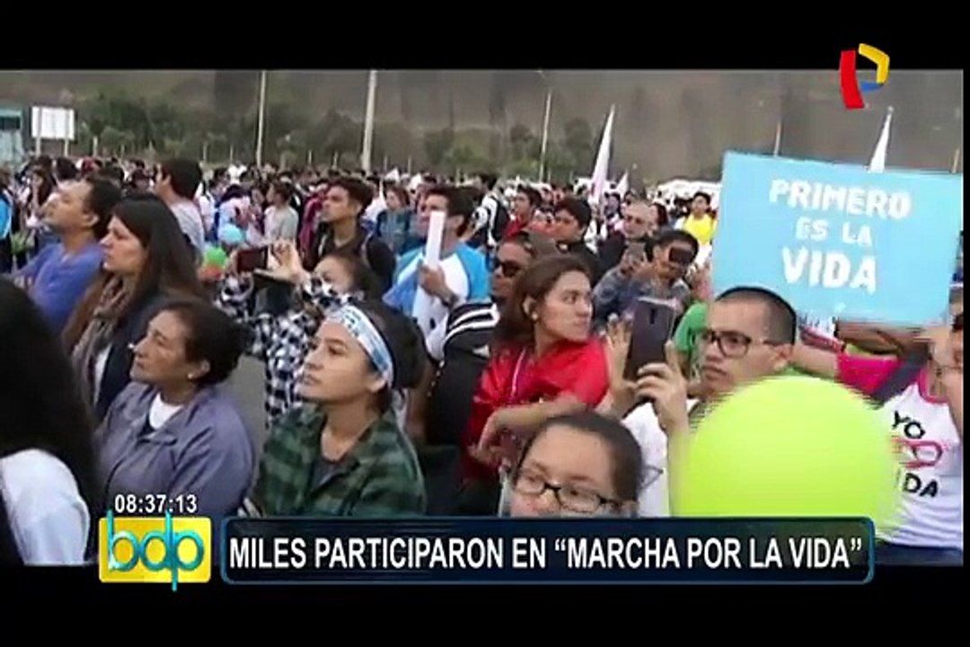 Marcha por la Vida: así se desarrolló la movilización en contra del aborto