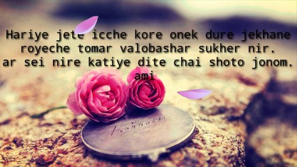 Bengali short Romantic poem video