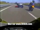 accident moto roue arriere
