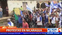 Nicaragüenses no abandonan las calles y exigen justicia por los 45 muertos en protestas
