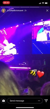 Brooke Vincent at the vamps concert in Manchester last night 2018