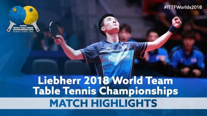 2018 World Team Championships Highlights | Patrick Franziska vs Lee Sangsu (1/2)