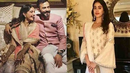 Sonam wedding: Jhanvi Kapoor को देख आई Sridevi की याद | वनइंडिया हिंदी