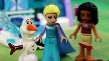 Goście w Lodowym Zamku - Klocki: Lego Vaiana Skarb Oceanu & Lego Frozen - Bajki dla dzieci