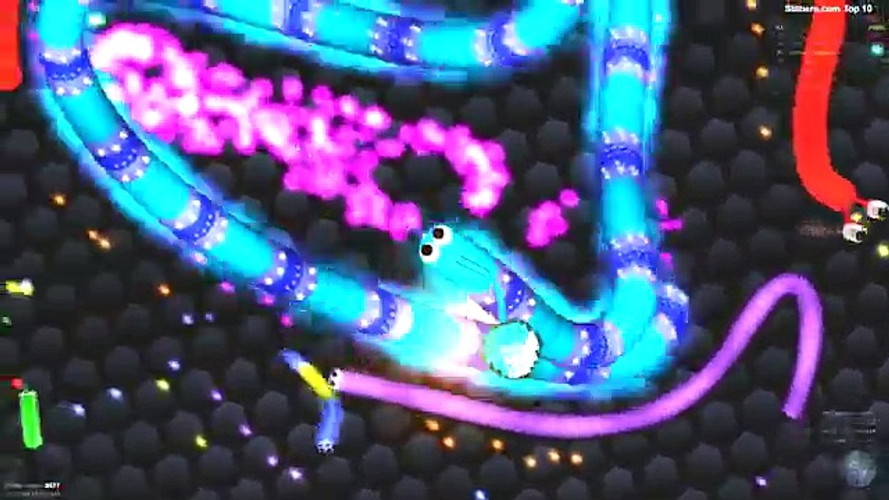 Slither.io 1 KILLER SNAKE vs 1000 DEAD SNAKES // Slitherio Funny Moments