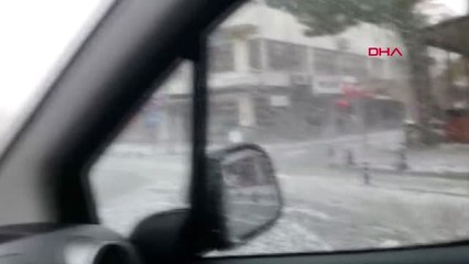 Muğla 5 Dakikalık Dolu Yağışı Hayatı Felç Etti-Hd