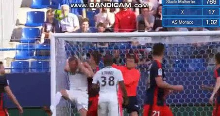 Moussa Sylla Goal HD Caen 1-2 Monaco