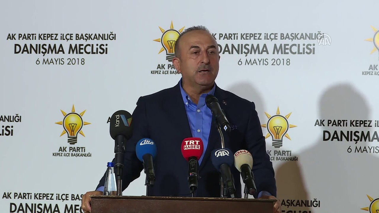 Dışişleri Bakanı Çavuşoğlu: 'Türkiye'deki mazlumların değil dünyadaki mazlumların umudu olduk' - ANTALYA