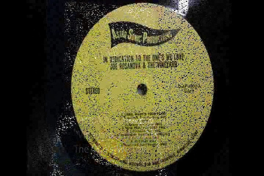 Joe Rosanova  &  The Vineyard  "In Dedication To The One's We Love"  1968 US Psych Rock