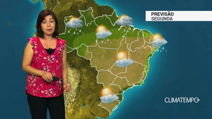 Previsão Brasil – Costa Sul e Sudeste com pouca chuva