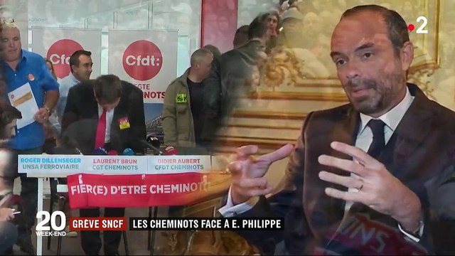 Jusque-là, la ministre s'est contentée de lire ses fiches : les syndicats de la SNCF gardent espoir avant de rencontrer Édouard Philippe