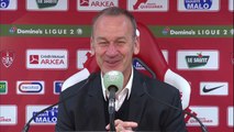 Réaction de Jean-Marc Furlan et Emmanuel Da Costa après Stade Brestois 29 - Quevilly-Rouen Métropole