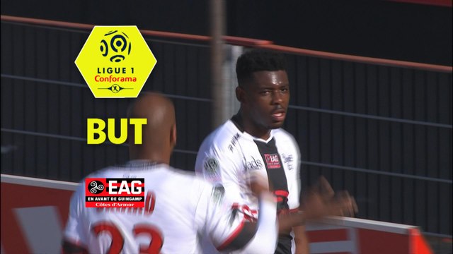But Félix EBOA EBOA (57ème) / Dijon FCO - EA Guingamp - (3-1) - (DFCO-EAG) / 2017-18