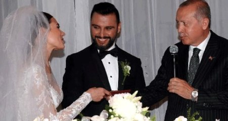 Erdoğan, Şarkıcı Alişan ve Buse Varol'un Nikah Şahidi Oldu