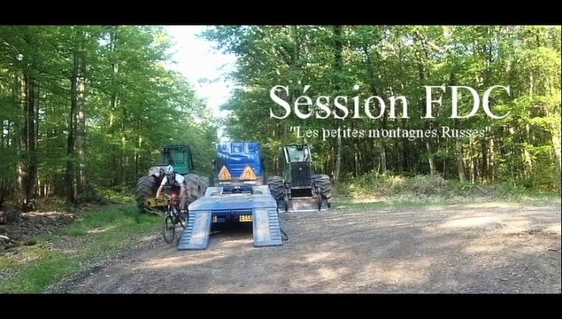 Les montagnes Russes, singles VTT en forêt de Chinon,