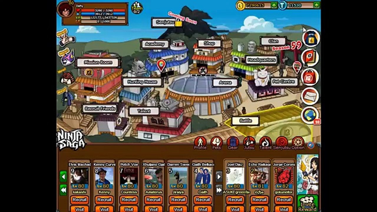 Ninja Saga - Tailed Pets