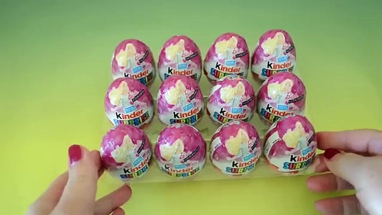 Barbie Kinder Surprise Eggs Unboxing | Barbie Fashionista Dolls & Accessories Egg Surprise Toys