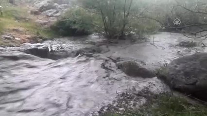 Dolu, Ekili Alanlara Zarar Verdi
