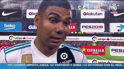 Casemiro: "El árbitro pudo pitar un penalti claro a Marcelo"