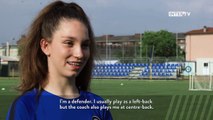 As a defender for the Under-14 Women’s Nerazzurri side, Andrea is a top performer both on the pitch… And at pitchside. You can even ask Ivan #Perisic and Mauro