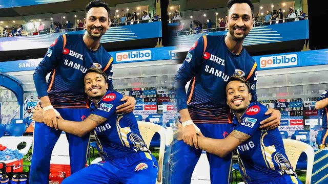IPL 2018 : Hardik Pandya and Krunal Pandya gives a perfect Brothers Goal | वनइंडिया हिंदी