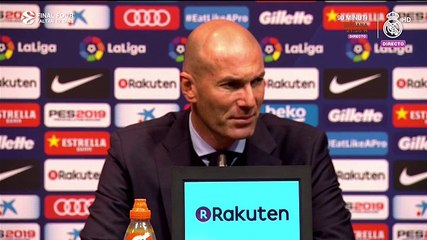 Zidane: "Con el VAR veremos cómo acaba un partido así"