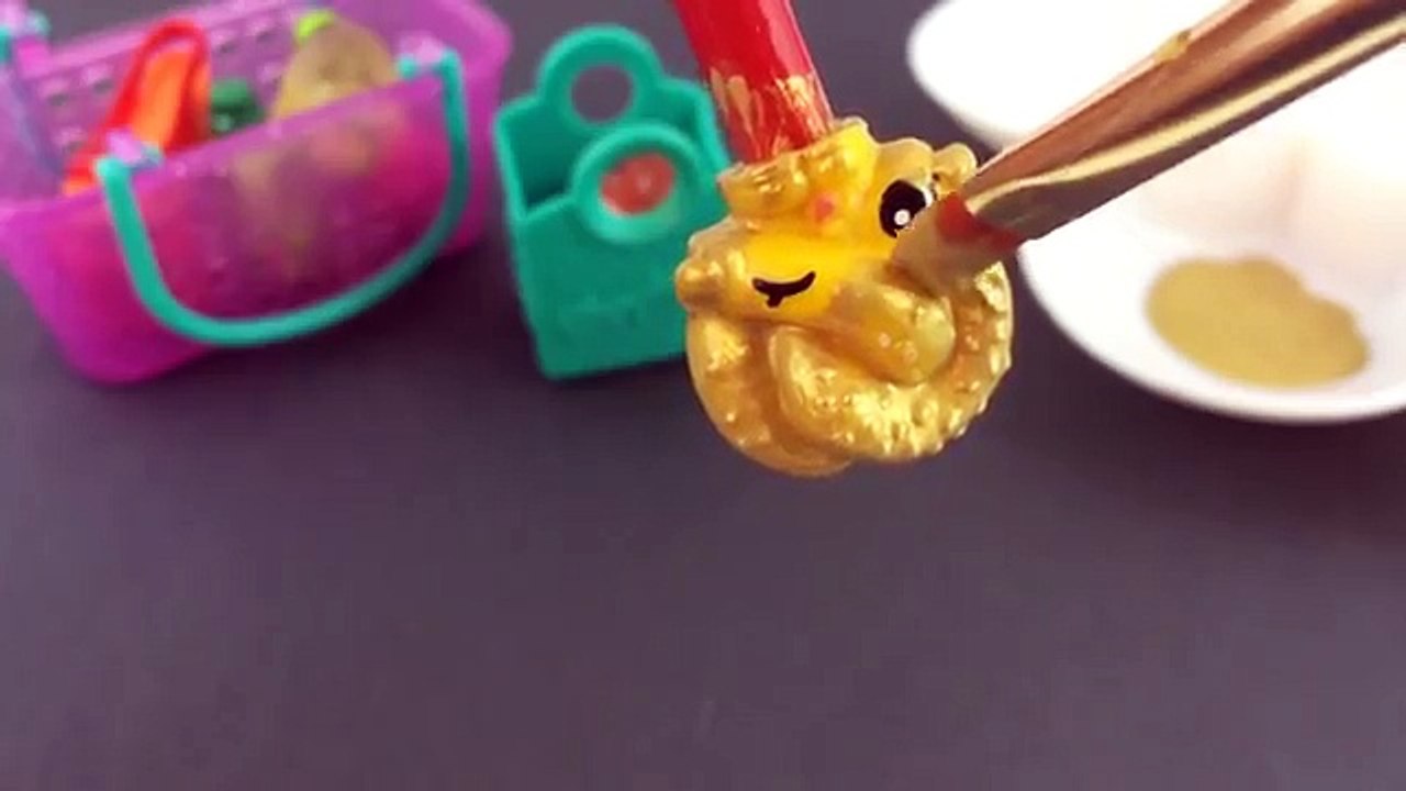 Custom Shopkins Diamond Sparkle PretzElle Gold Bling Bling Pretzel