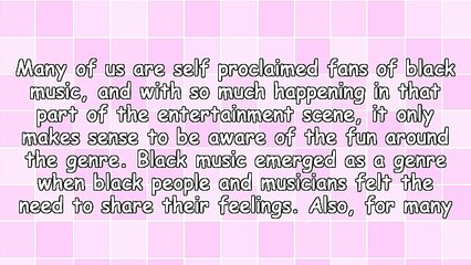Find Your Love for Black Music - A Genre That's Emerging Strong
