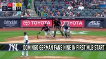 German Strikes Out Nine In First Start