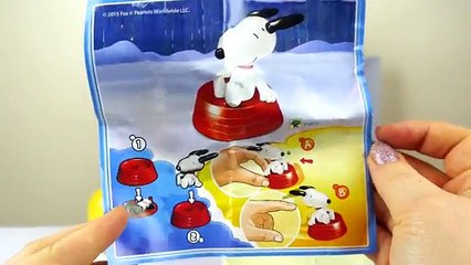Snoopy and Charlie Brown Maxi Kinder Surprise Eggs: The Peanuts Movie Toy Full Collection