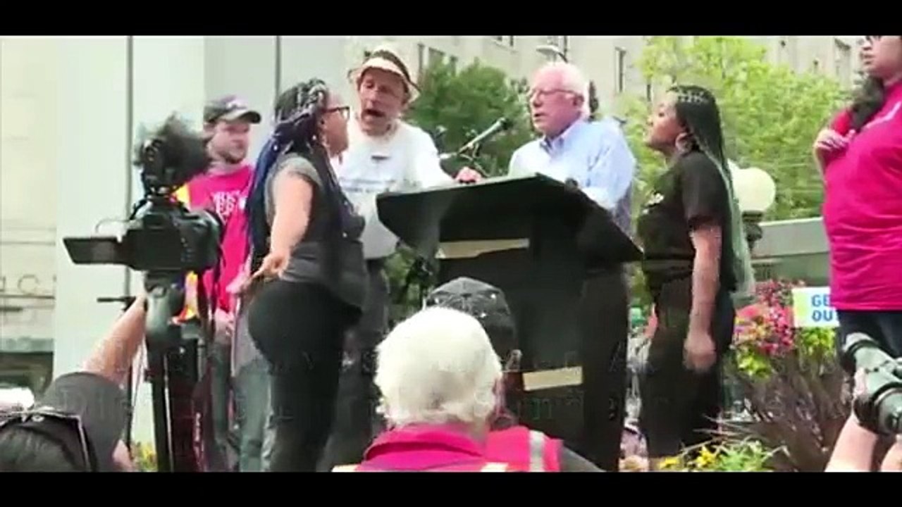 PROTESTERS RAN OVER FOR BLOCKING THE STREETS.Skip to 3:50 for the ion