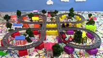 Cross Track Mayhem 64! Team Yellow vs Team Red! Thomas and Friends Trackmaster Competition!