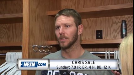 Chris Sale On His Strong Outing Vs. The Rangers