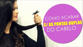 ♡ Dicas de Como Acabar com as Pontas Duplas do Cabelo - Blog Cabelos de Rainha