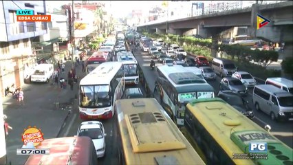 TRAFFIC UPDATE: EDSA Cubao